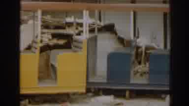 New Jersey USA (1963): A Machine Made Of A Train But Is Damaged