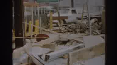 New Jersey USA (1963): Ladies Talking About Demolished Building Around There Are
