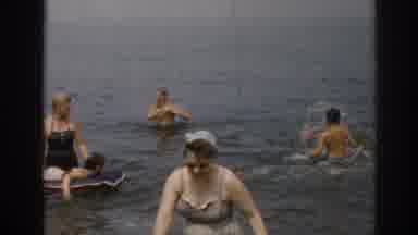 New Jersey USA (1963): Nostalgic Home Video Of Family Beach Vacation Wearing