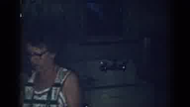 New Jersey USA (1963): Old Home Movie Showing Elderly Woman Pouring Tea In The
