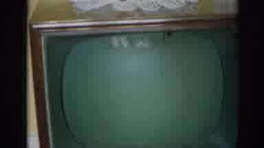 New Jersey USA (1963): Vintage Television And View Of Other Living Room Objects