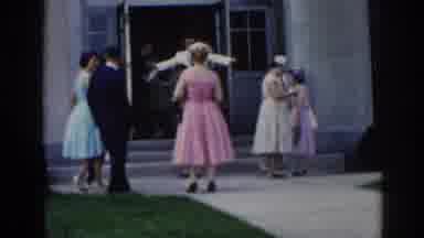 New Jersey USA (1963): People Leaving Building