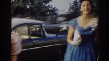New Jersey USA (1963): A Woman Strolls Through The Quiet Life Of Americans