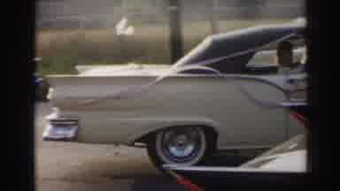 New Jersey USA (1963): Old People Congregating Around Old Time Cars