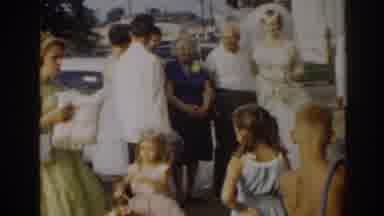 New Jersey USA (1963): Couple Of Family Members Gathered Together To Attend An