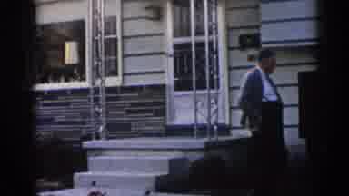New Jersey USA (1963): Two Men And A Little Girl Next To A Car