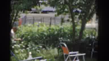 New Jersey USA (1963): Record Of A Family Barbecue Under The Trees And With Wind