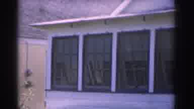 New Jersey USA (1963): White House With Large Glass Windows And Woman And Child In