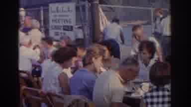 New Jersey USA (1963): An Old Movie A Lot Of People Launching Around The Lake