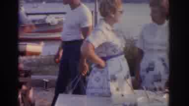 New Jersey USA (1963): Women Gathered Around A Table Talking And Eating