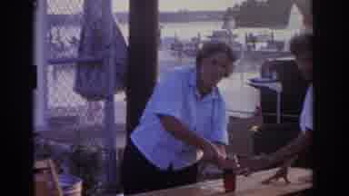 New Jersey USA (1963): Seems To Be A Employee And Or Neighborhood Barbecue Along A