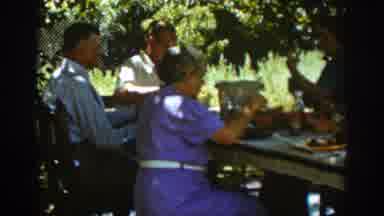 Auburn California (1939): A Rarer Family Gathers Outside On A Hot And Humid Summer