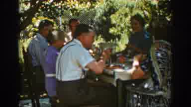 Auburn California (1939): Family Gets Together For Lunch In The Midst Of Nature