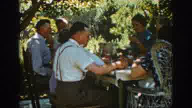 Auburn California (1939): Watching A Large Group Of People Happily Consume Food At