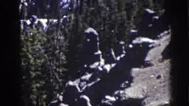 Lake Tahoe California (1939): Nature View Of The Mountains And How It Looks In The