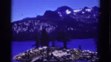 Lake Tahoe California (1939): A Calm Scene Of A Mountain Top River