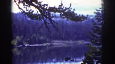 Lake Tahoe California (1939): A Still Lake Surrounded By Gentile Mountains And