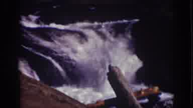 Lake Tahoe California (1939): View Of Swift Flowing Stream On A Bright Sunny Day