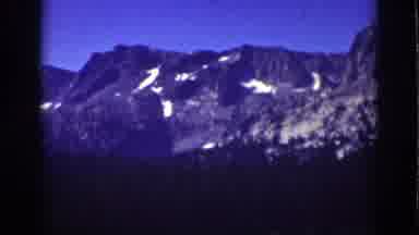 Lake Tahoe California (1939): Showing The Side Of A Beautiful Mountain With Some