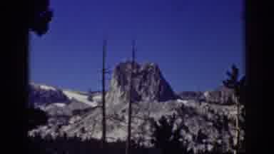 Lake Tahoe California (1939): Landscape With Mountains Of A Place In Winter On The