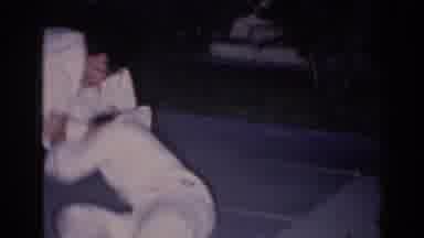 El Monte California (1966): Person Wearing White Shirt Waves At Camera Man While