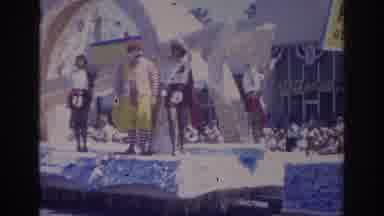 Norfolk Virginia (1966): View Of White Parade Float On A Bright Sunny Day