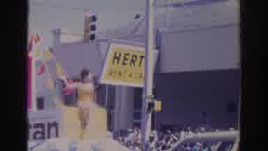 Norfolk Virginia (1966): Parade Bronze Women And Male Band Floats