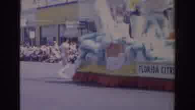 Norfolk Virginia (1966): Parade Float Consisting Of Boat And Young Women Passing