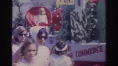 Norfolk Virginia (1966): Women Dressed In Formal Dresses Ride On A Parade Float