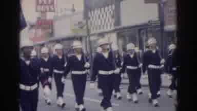 Norfolk Virginia (1966): Old Video Of Men Marching In Parade Down Street Of City