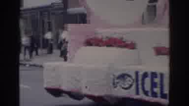 Norfolk Virginia (1966): Float Iceland People Watching Women Sitting Inside Man In