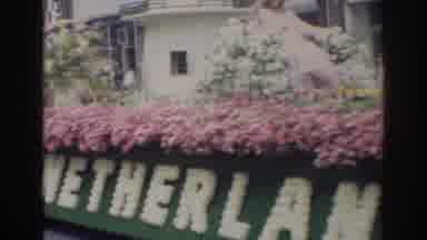 Norfolk Virginia (1966): View Of Pink Green And White Norway Parade Float On A