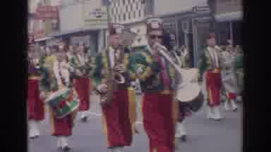 Norfolk Virginia (1966): A Street With Several Shops Next To Each Other Has A