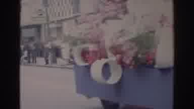 Norfolk Virginia (1966): People In Uniforms Dancing In The Town's Street For A