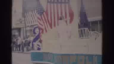 Norfolk Virginia (1966): Floats At A Patriotic Parade