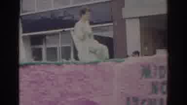 Norfolk Virginia (1966): Actress Shelley Fabares Sits On A Floral Parade Float As