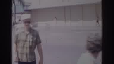 Norfolk Virginia (1966): An Old Couple Are Heading Towards Celebrity Lounge