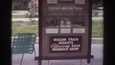 Norfolk Virginia (1966): Wagon Train Departs Following Each Mermaid Show In The