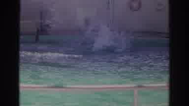 Norfolk Virginia (1966): Natatorium With Swimmers Divers And Spectators