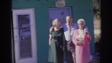 Norfolk Virginia (1966): Women And A Man Outside Of An Old House Then The Woman In