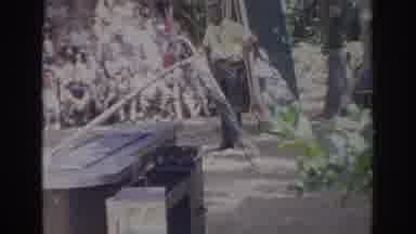 Norfolk Virginia (1966): Red Macaw Bird Slides Down Metal Slide For Audience On A
