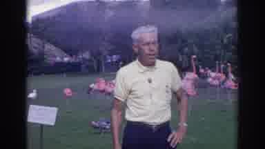 Norfolk Virginia (1966): Man Zoo Zoological Garden Herons Field Do Not Drink Do