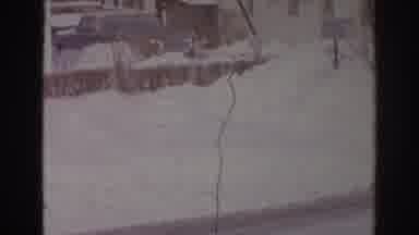 Norfolk Virginia (1966): Snow Winter Plowing Film Road Suburbs Road Ice Storm