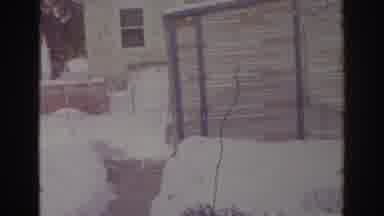 Norfolk Virginia (1966): Snow Houses Empty Damaged Old High Blizzard Aftermath