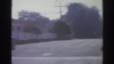 San Gabriel California (1966): View Of Black And White Mortuary Sign On A Sunny