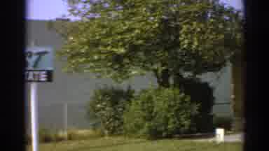 San Gabriel California (1966): View Of Trees And Building Make The Nature Scene