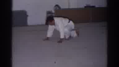 San Gabriel California (1966): Man In A Fight Outfit Probably A Jim-Jitsu Outfit