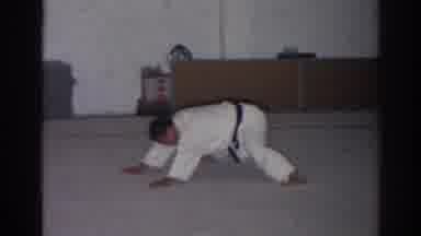 San Gabriel California (1966): Stretching Karate Teachers Before Exercising And