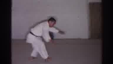 San Gabriel California (1966): A Martial Arts Sendai Teaching Front Flips With No