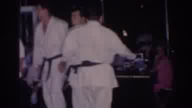San Gabriel California (1966): Karate Practice With Multiple Students On Mats